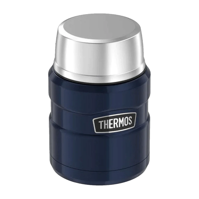 THERMOS ÇELİK YEMEK TERMOSU LACİVERT 0.47L